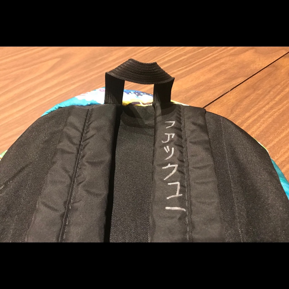 Jansport Backpack Sloth Riding Shark RARE - Picture 5 of 8